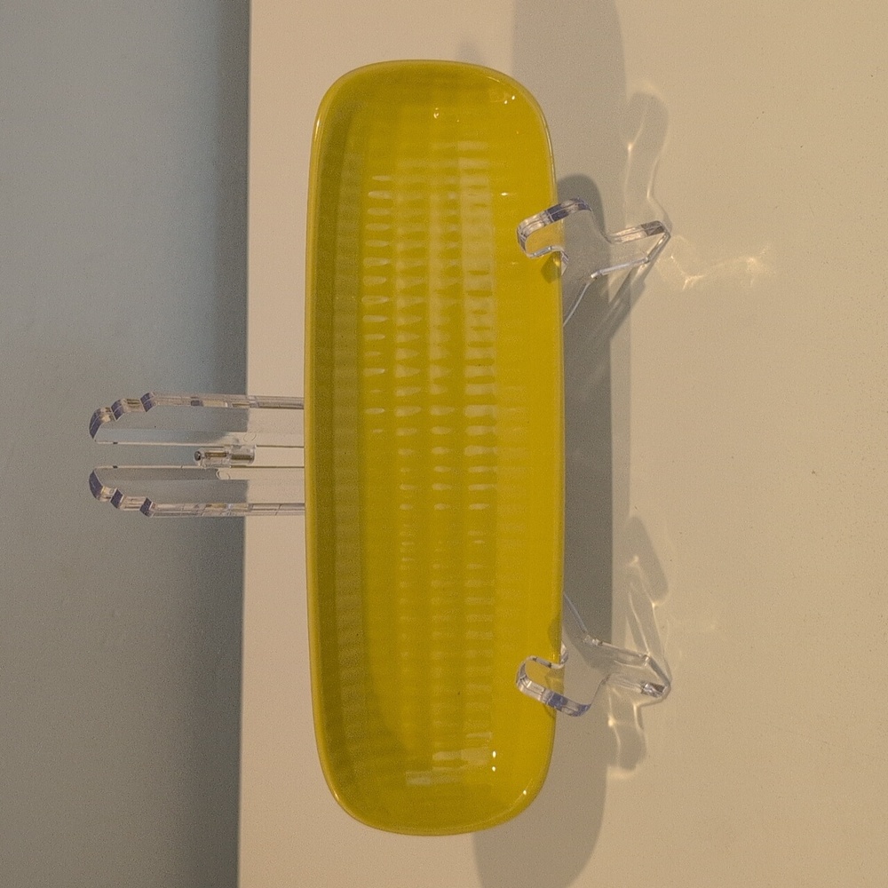 Crate & Barrel Ceramic Corn On The Cob Plates Set Of Eight (8) New With Tags - Picture 10 of 15